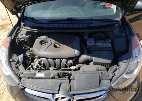 2012 Hyundai Elantra Gls из США, поврежденный, VIN 5NPDH4AE6CH072968